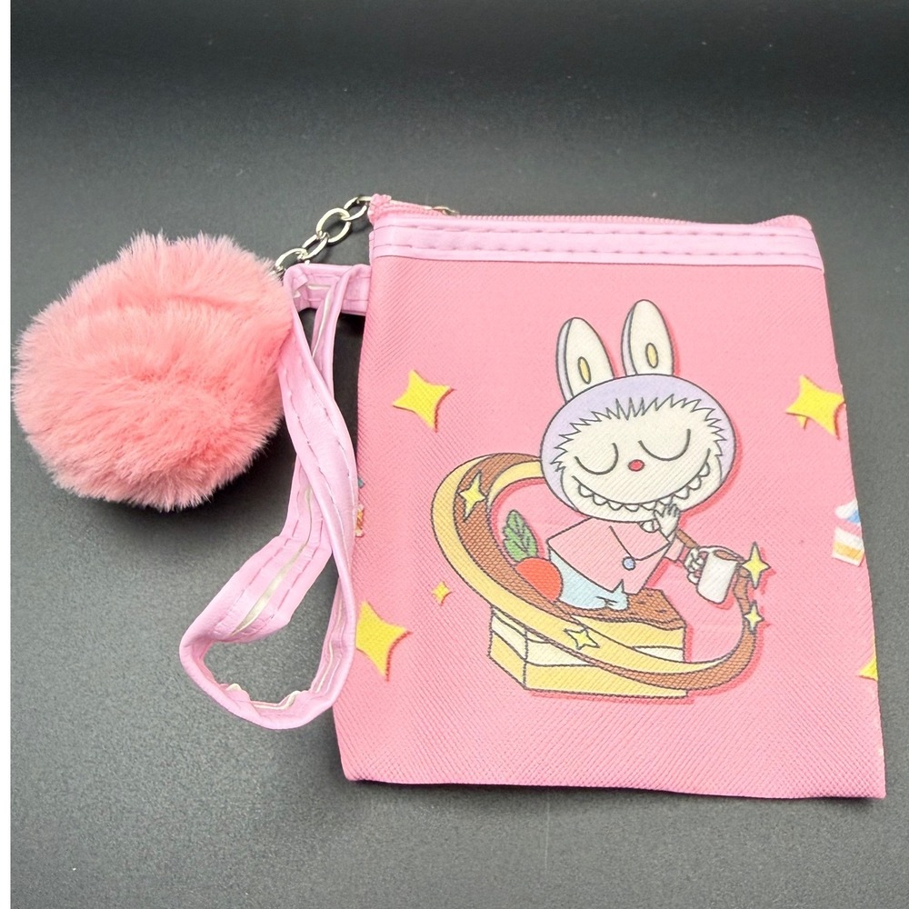 Cute Pink Bunny Coin Purse Pouch‎ Kawaii Anime Style
